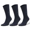 Bamboo Dress Socks for Men Classic Men's Business Casual Dress Socks 3 Pairs