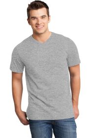 District Very Important Tee V-Neck DT6500 (Color: Light Heather Grey, size: XS)