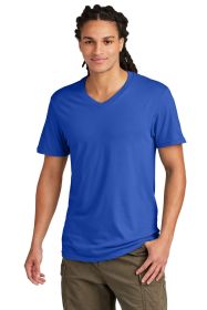 District Very Important Tee V-Neck DT6500 (Color: Deep Royal, size: XS)