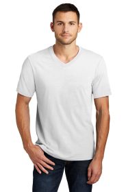 District Very Important Tee V-Neck DT6500 (Color: White, size: XL)
