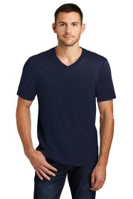 District Very Important Tee V-Neck DT6500 (Color: New Navy, size: L)