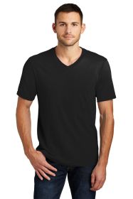 District Very Important Tee V-Neck DT6500 (Color: BLACK, size: XS)