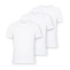Premium T-Shirts for Men Bamboo Crewneck Undershirt Tees 3 Pack