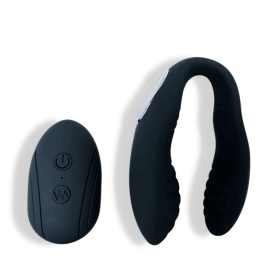 Hestia ��� Lightweight U-Shaped Vibrator, G-Spot Clitoral Vibe (Color: BLACK)