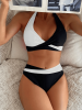 Women's two-piece multi color quick drying fashionable bikini swimsuit