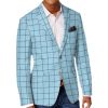 Men's Casual Slim Fit Vintage Sport Coat, Two-Button Single Breasted Jacket
