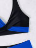 Women's two-piece multi color quick drying fashionable bikini swimsuit