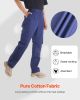 FR Pants for Men, 9 oz 100% Cotton, Flame-Resistant Cargo Pants with Multi-Pockets and Elastic Waist, Reinforced Tear-proof Stitching, Ideal for Weld