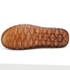 New men's large casual loafers Breathable casual leather non-slip soft sole Dad leather fashion trend men's shoes