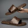 Summer men's new slippers flip-flops trend everything casual men sandals large size slippers