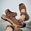 Summer men's new big pier layer cowhide beach sandals Fashion trend comfortable men's sandals 38-48