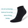 Bamboo Low Cut Ankle Socks for Men 8 Pairs Breathable and Odor Free with Gift Box