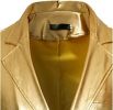 Mens Bright Solid Color Two Piece Sets Single Row Two Buttons Slim Fit Blazers Trousers
