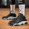 JJ tiger Big size men's basketball shoes Rubber soles ring men's shoes (35-47 Optional)