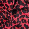 Men's Leopard Print Blazers Fashion Slim Fit Tuxedo Casual One Button Lapel Suit Jackets