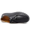 New men's large casual loafers Breathable casual leather non-slip soft sole Dad leather fashion trend men's shoes