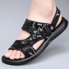 Men's sandals Summer new super soft massage slippers wear fashion casual large size dual-purpose men's beach shoes