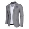 Men's Casual Blazer Jacket 2 Button Lightweight Jackets