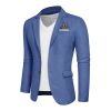 Men's Casual Blazer Jacket 2 Button Lightweight Jackets