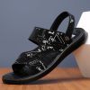 Men's sandals Summer new super soft massage slippers wear fashion casual large size dual-purpose men's beach shoes