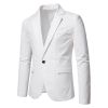 Mens Blazer Two Button Slim Fit Blazer