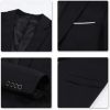 Men's Slim Fit 2-Piece Business Suit, Jacket, Trousers