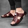 New men's flip-flops crocodile print casual sandals non-slip fashion comfortable slippers
