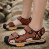Summer men's new big pier layer cowhide beach sandals Fashion trend comfortable men's sandals 38-48