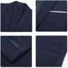 Men's Slim Fit 2-Piece Business Suit, Jacket, Trousers