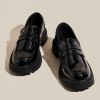 Women's loafers; retro British shoes; women's casual shoes
