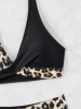 Women's two-piece multi color quick drying fashionable bikini swimsuit