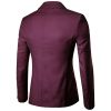 Men's One Button Suit Jacket Casual Man Groomsmen Wedding Suit