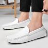Men's fashion casual bean shoes trend with a slip-on loafers loafers men's fashion shoes
