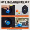 Half Exercise Ball Trainer, 23 inch Balance Ball Trainer, 660lbs Capacity Stability Ball, Yoga Ball with Resistance Bands & Foot Pump, Strength Fitne