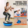 Half Exercise Ball Trainer, 23 inch Balance Ball Trainer, 660lbs Capacity Stability Ball, Yoga Ball with Resistance Bands & Foot Pump, Strength Fitne