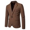 Mens Blazer Two Button Slim Fit Blazer