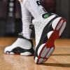 JJ tiger Big size men's basketball shoes Rubber soles ring men's shoes (35-47 Optional)