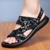 Men's sandals Summer new super soft massage slippers wear fashion casual large size dual-purpose men's beach shoes