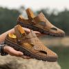 Men's summer new plus-size casual handmade sandals fashion flip-flops 38-48