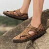Men's summer new plus-size casual handmade sandals fashion flip-flops 38-48