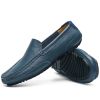 New Leather Men Shoes Luxury Trendy Casual Slip on Formal Loafers Men Moccasins Italian Black Male Driving Shoes Sneakers 2022