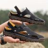 Men's summer new plus-size casual handmade sandals fashion flip-flops 38-48
