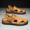Men's summer new plus-size casual handmade sandals fashion flip-flops 38-48