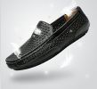 Spring and summer large-size hollowed-out bean shoes men's casual shoes a slip-on loafers fashion loafers