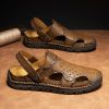 Men's summer new plus-size casual handmade sandals fashion flip-flops 38-48