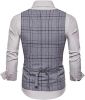 Men's Formal Suit Vest V-Neck Sleeveless Slim Fit Jacket Casual Suit Vests