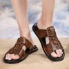 New men's flip-flops crocodile print casual sandals non-slip fashion comfortable slippers