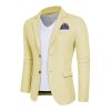 Men's Casual Blazer Jacket 2 Button Lightweight Jackets