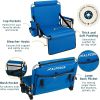 Alpcour Stadium Seat - Foldable, Padded Bleacher Chair with Backrest, Armrest, Pockets, & Cup Holder