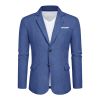 Men's Casual Blazer Jacket 2 Button Lightweight Jackets